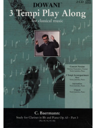 Carl Baermann: Study Op. 63 - Part 3 (noty na klarinet) (+audio)