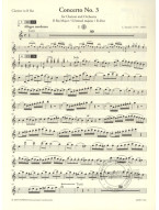 Carl Stamitz: Concerto Nr. 3 in B major (noty na klarinet, klavír) (+audio)