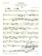W.A. Mozart: Concerto, KV 622 in A Major (noty na klarinet) (+audio)