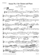 Johannes Brahms: Sonata No. 1 Op. 120 in F minor (noty na klarinet, klavír) (+audio)