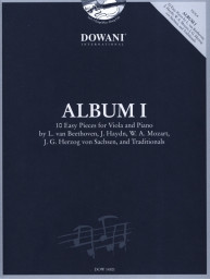 Album I - 10 Easy Pieces (noty na violu, klavír) (+audio)