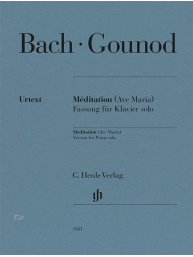 Bach, Gounod: Meditation, Ave Maria (noty na klavír)