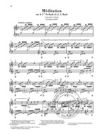 Bach, Gounod: Meditation, Ave Maria (noty na klavír)