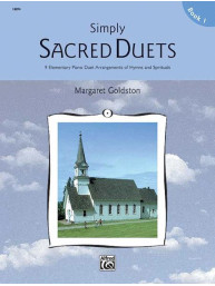 Simply Sacred Duets 1  (noty na snadný čtyřruční klavír)
