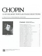 Chopin: 19 of His Most Popular Piano Selections (noty na klavír) (+audio)