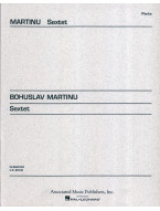 Bohuslav Martinů: Sextet - Parts (noty na housle, violu, violoncello, kontrabas)