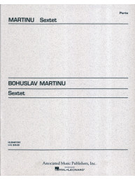 Bohuslav Martinů: Sextet - Parts (noty na housle, violu, violoncello, kontrabas)