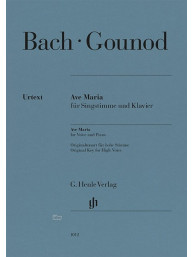 Bach-Gounod: Ave Maria - High Voice (noty na zpěv, klavír)