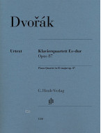 AntonÍn Dvořák: Piano Quartet Eb Major Op. 87 (noty na housle, violu, violoncello, klavír)