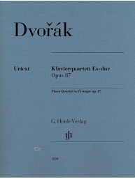 AntonÍn Dvořák: Piano Quartet Eb Major Op. 87 (noty na housle, violu, violoncello, klavír)