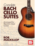 Complete Bach Cello Suites Arranged for Plectrum-Style Guitar (noty na kytaru)