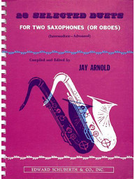 Jay Arnold: 28 Selected Duets For Two Saxophones or Oboes (noty na 2 saxofony nebo hoboje)