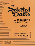 Himie Voxman: Selected Duets for Trombone or Baritone Vol. 2 (noty na pozoun nebo baryton)