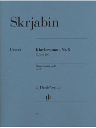 Alexandr Skrjabin: Piano Sonata No.8 Op.66 (noty na klavír)