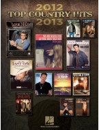 Top Country Hits of 2012-2013 (noty na klavír, zpěv, akordy)