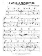 Diana Ross: If We Hold On Together from The Land Before Time / Země dinosaurů (noty na klavír, zpěv, akordy)