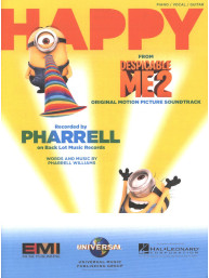 Pharrell Williams: Happy from Despicable Me 2 / Já, padouch 2 (noty na klavír, zpěv, akordy)