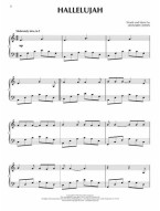 Leonard Cohen: Hallelujah (noty na klavír)