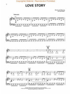 Taylor Swift: Love Story (noty na klavír, zpěv, akordy)