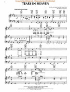 Eric Clapton: Tears in Heaven (noty na klavír, zpěv, akordy)