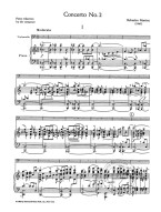 Bohuslav Martinů: Concerto No.2 For Cello And Orchestra (noty na violoncello, klavír)