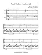 Christmas Carols for Violin Duet and Piano (noty na housle, klavír)