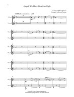 Christmas Carols for Violin Duet and Piano (noty na housle, klavír)