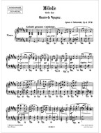 Ignacy Jan Paderewski: Melodie Op. 8 No. 3 (noty na klavír)