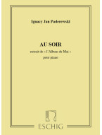 Ignacy Jan Paderewski: Au Soir (noty na klavír)