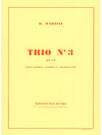 Bohuslav Martinů: Trio No. 3 En Ut - 1951 (noty na housle, violoncello, klavír)