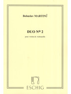 Bohuslav Martinů: Duo N. 2 (noty na housle, violoncello)