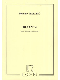 Bohuslav Martinů: Duo N. 2 (noty na housle, violoncello)