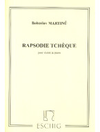 Bohuslav Martinů: Rhapsodie Tcheque (noty na housle, klavír)