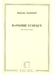 Bohuslav Martinů: Rhapsodie Tcheque (noty na housle, klavír)