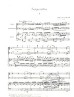 Bohuslav Martinů: Bergerettes (noty na housle, violoncello, klavír)
