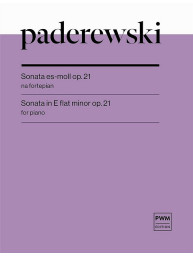 Ignacy Jan Paderewski: Sonata In E Flat Minor Op.21 (noty na klavír)