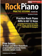 Rock Piano Practice Sessions In All 12 Keys - Volume 1 (noty na klavír)(+audio)