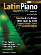 Latin Piano Practice Sessions In All 12 Keys - Volume 1 (noty na klavír)(+audio)