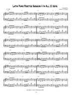 Latin Piano Practice Sessions In All 12 Keys - Volume 1 (noty na klavír)(+audio)
