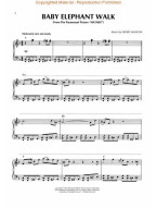 Henry Mancini: Baby Elephant Walk (noty na klavír)