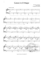 Johann Pachelbel: Canon in D Major - Showcase Solos (noty na klavír)