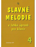 Slavné melodie v lehké úpravě pro klavír 4 (+CD)