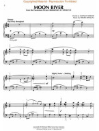 Henry Mancini: Moon River (noty na klavír)