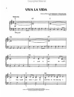 Coldplay: Viva La Vida (noty na snadný klavír)
