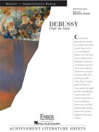 Claude Debussy: Clair de Lune (noty na klavír)