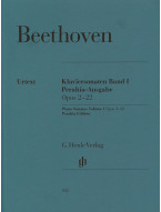 Ludwig van Beethoven: Piano Sonatas 1 - Op 2-22 (noty na klavír)