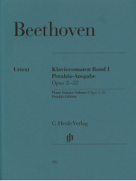 Ludwig van Beethoven: Piano Sonatas 1 - Op 2-22 (noty na klavír)