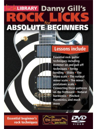 Rock Licks for Absolute Beginners (video škola hry na kytaru)