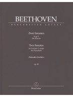 Beethoven: 2 Sonatas In G minor, G major op. 49 (noty na klavír)