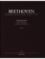 Beethoven: Grande Sonate In B-flat Major Op. 22 (noty na klavír)